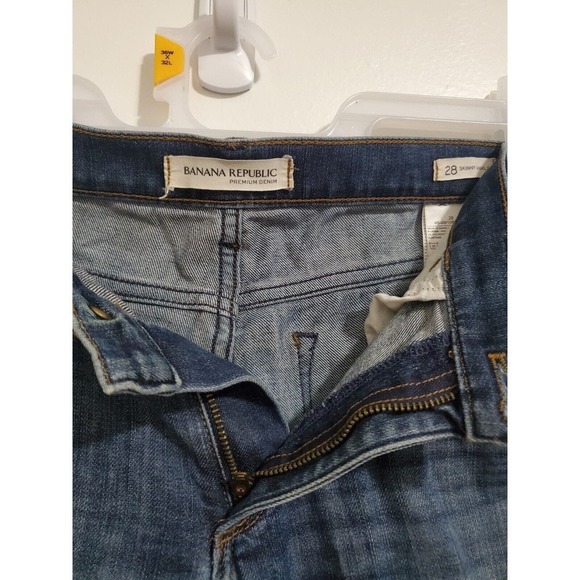 BANANA REPUBLIC PREMIUM DENIM SKINNY ANKLE JEANS Size 28 SKINNY ANKLE - Picture 3 of 7